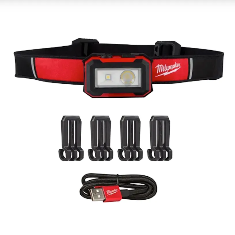 Milwaukee 2012R Rechargeable Magnetic Headlamp and Task Light