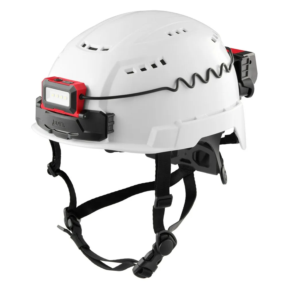 Milwaukee 2118-21 REDLITHIUM USB Rechargeable BOLT Hard Hat / Helmet Headlamp 600 Lumens