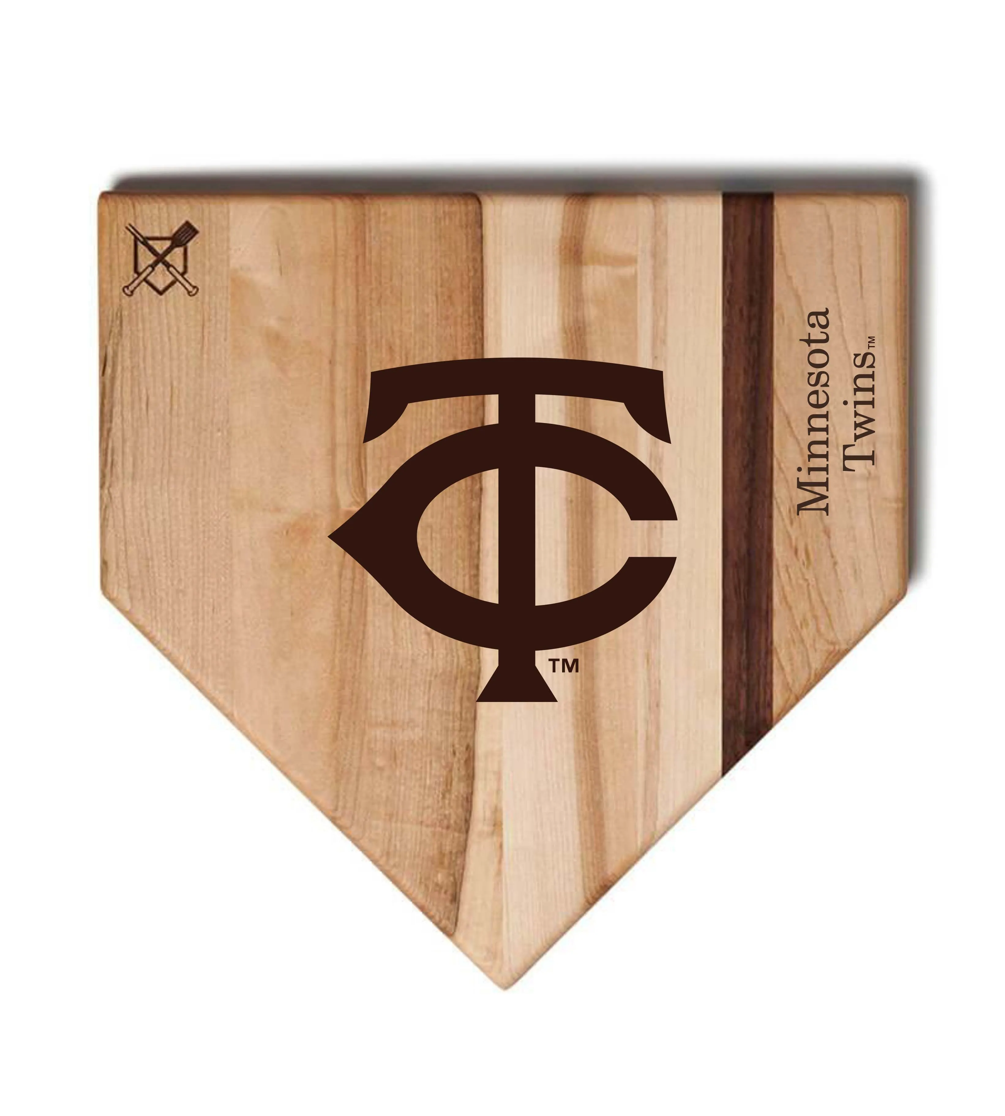 Minnesota Twins Home Plate Cutting Boards | Multiple Sizes | Multiple Designs