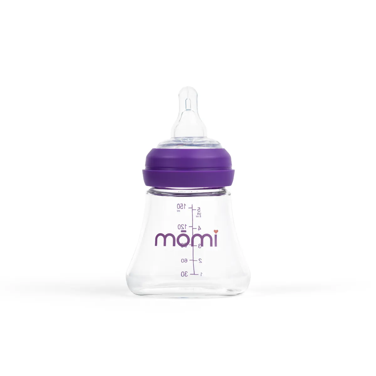 mōmi breast-like bottle set, glass