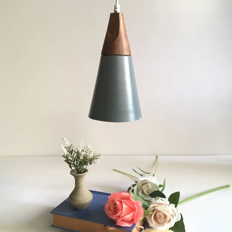 Modern Conical Nordic Pendant Light For Cafe & Bars With LED Bulb 1PC