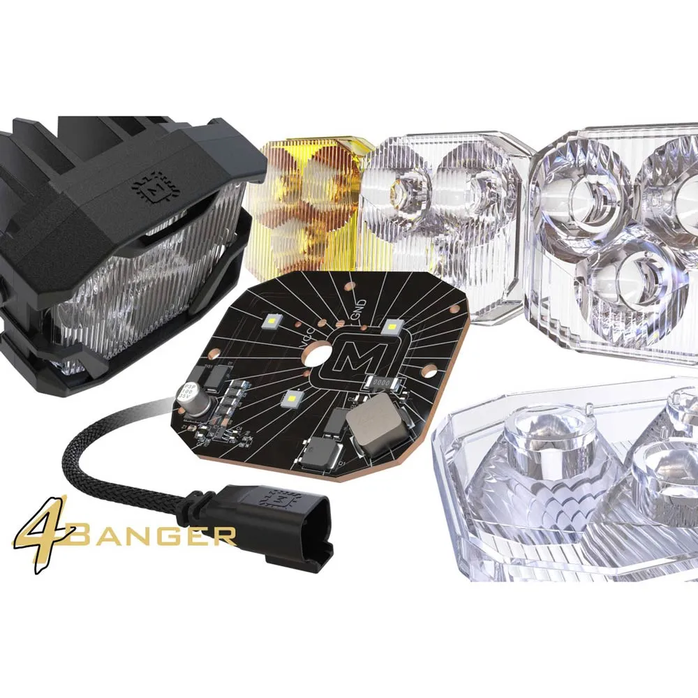 Morimoto - 4Banger LED Ditch Light System - Toyota 4Runner (2014-2024)