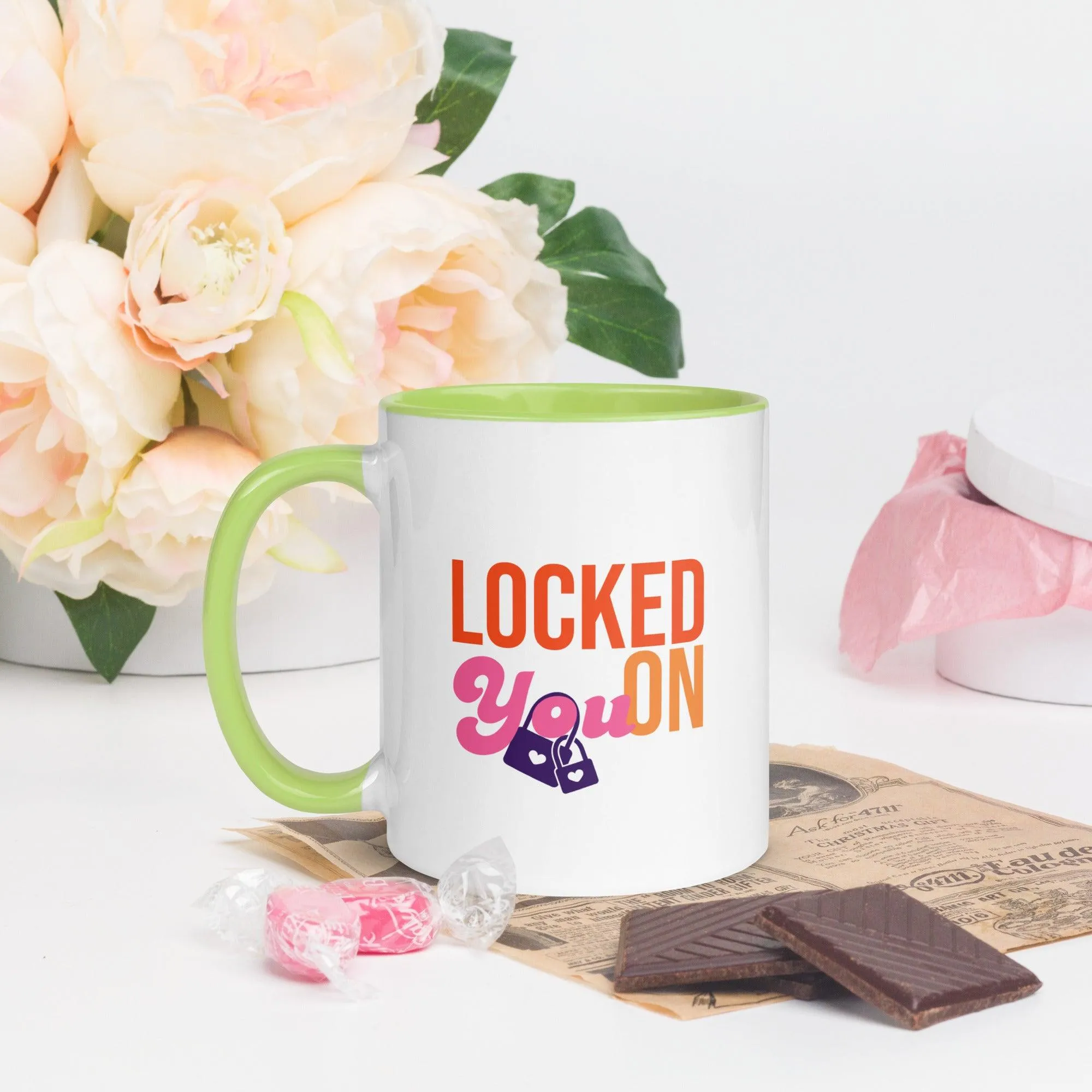 Mug with Color Inside Locked on You