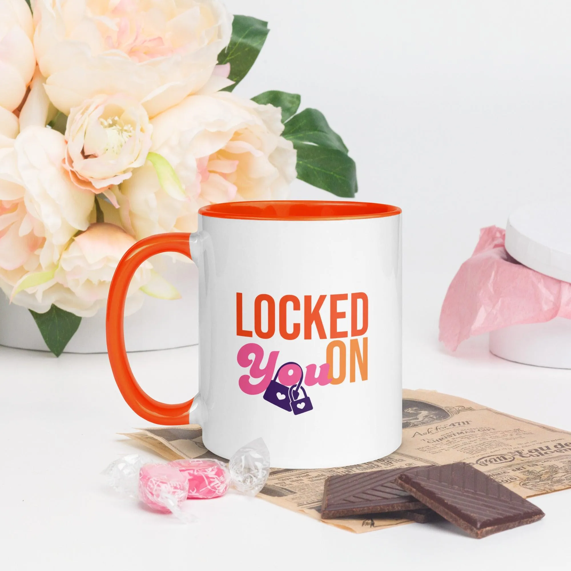 Mug with Color Inside Locked on You