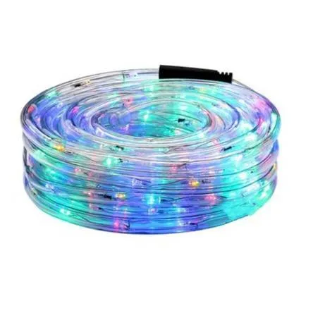 Multi Colour Flashing Rope Light With Controller 10M