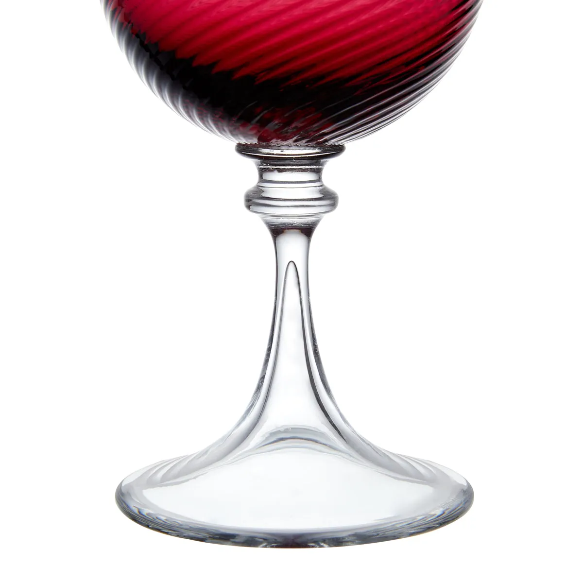 Murano Red Wine Glass Ruby