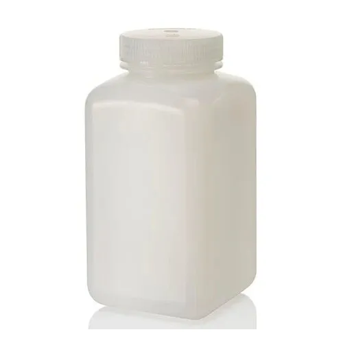 NALGENE HDPE Wide Mouth Square Bottle 500ml