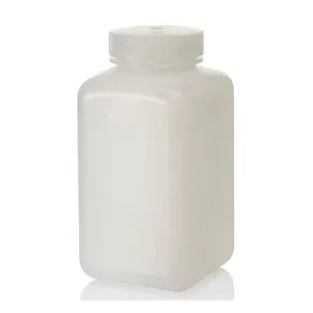 NALGENE HDPE Wide Mouth Square Bottle 500ml