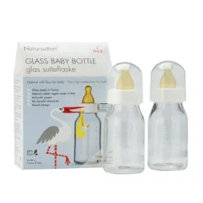 Natursutten Glass Baby Bottle 3.5oz / 2-pack