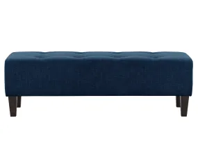 Navy Blue Accent Bench