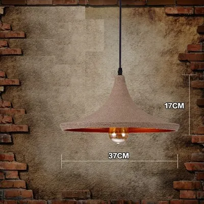 Nordic Modern Pendant Lights Kitchen Lamp Vintage Loft Ceiling Kitchen Island Hanglamp Dining Room Rope Hanging Light Fixture