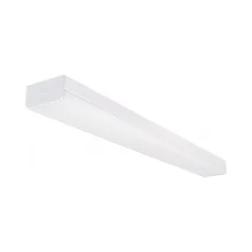 Nuvo 65-1152 4-ft 40W LED Wide Strip Light with Knockout and Emergency Battery Back Up, 4000K