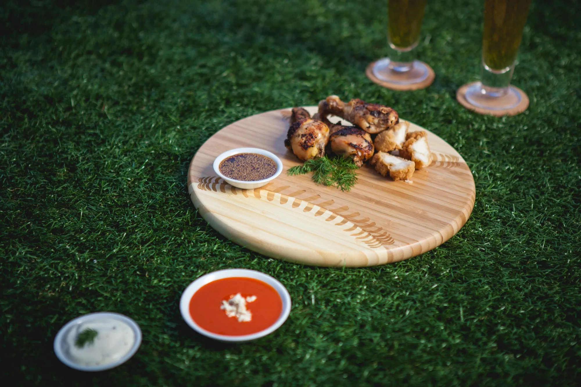 Oklahoma Sooners - Home Run! Baseball Cutting Board & Serving Tray