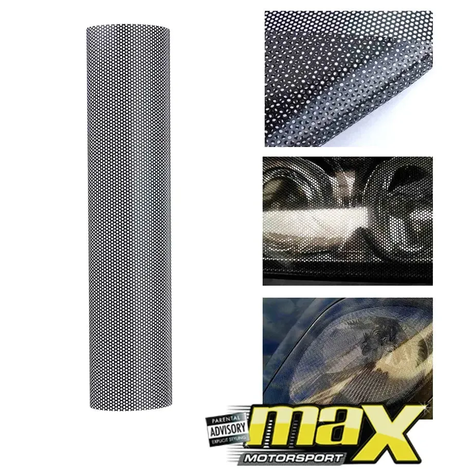 One Way Perforated Protective Headlamp Film