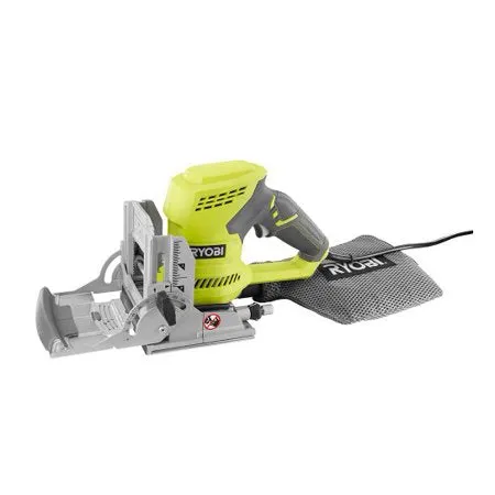 Open Box - Ryobi 6 Amp AC Biscuit Joiner Kit with Dust Collector and Bag JM83K