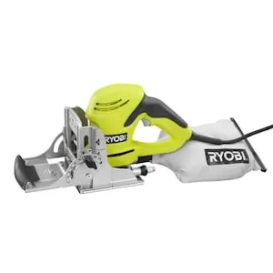 Open Box - Ryobi 6 Amp AC Biscuit Joiner Kit with Dust Collector and Bag JM83K