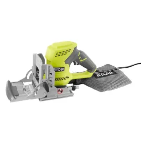 Open Box - Ryobi 6 Amp AC Biscuit Joiner Kit with Dust Collector and Bag JM83K