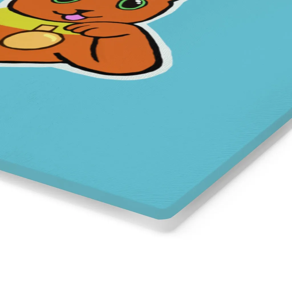 Orange Kitty Cutting Board