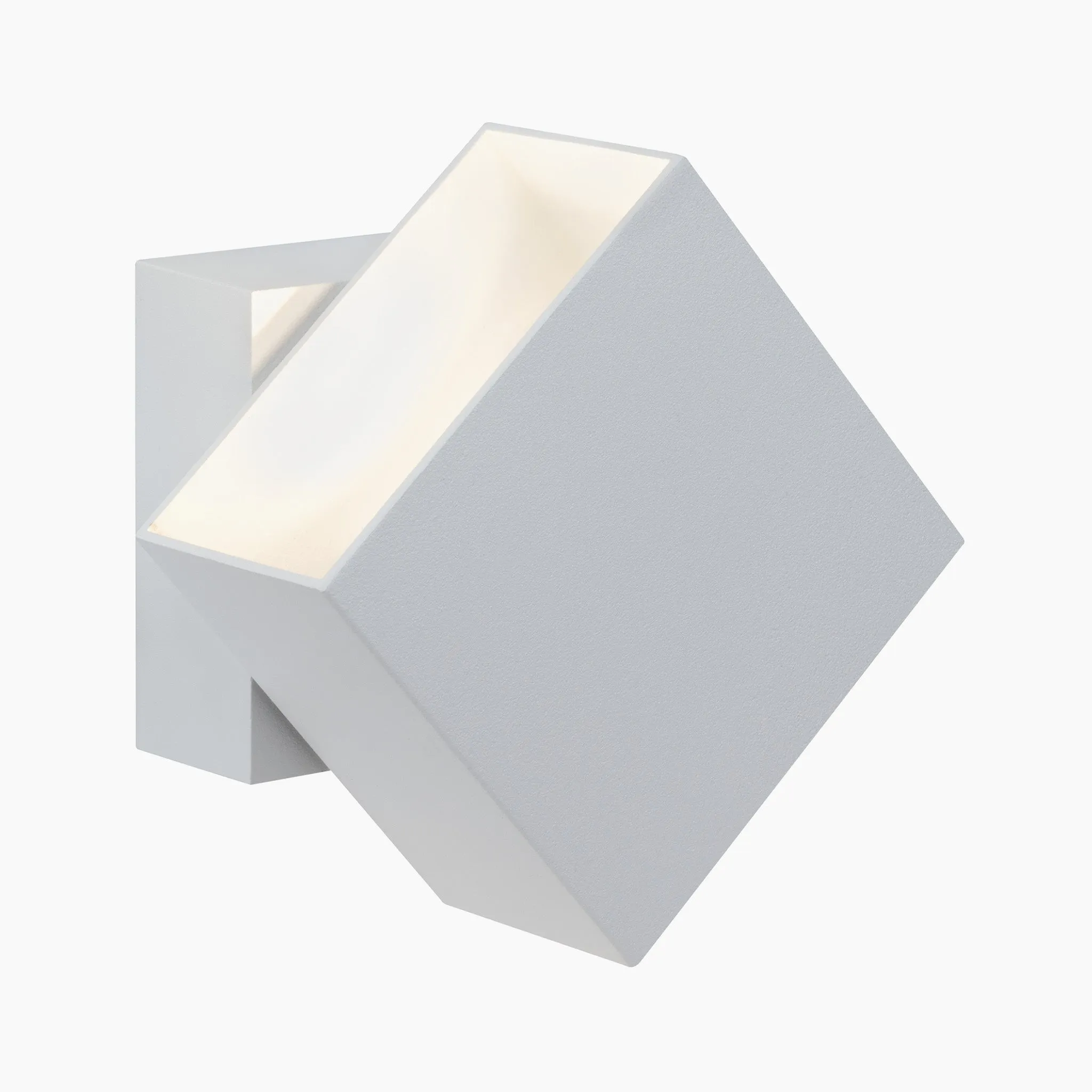 Outdoor Cybo 7.7W LED 10x10cm Wall Light in White