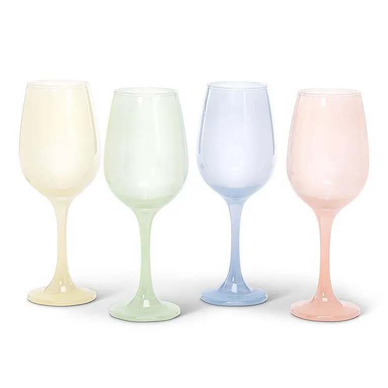 Pastel Wine Glass Yellow