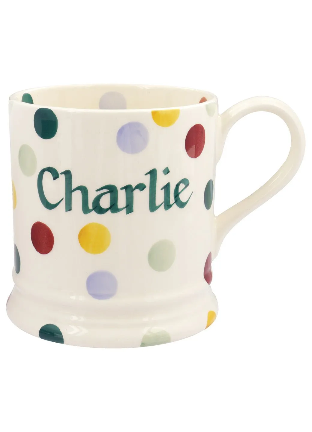 Personalised Polka Dot 1 Pint Mug