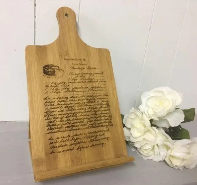 Personalized Recipe Cutting Board