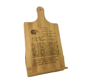 Personalized Recipe Cutting Board