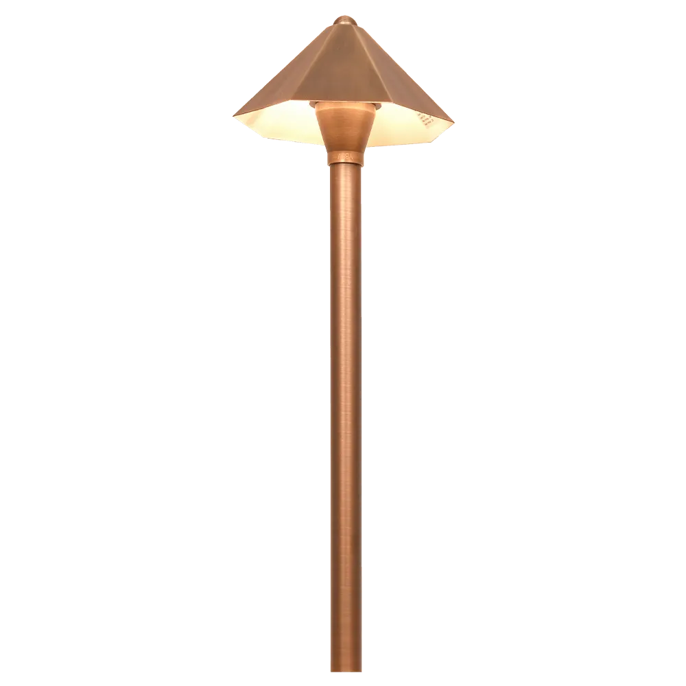 PLB11 Brass LED Low Voltage Pathway Outdoor Lighting Landscape Fixture