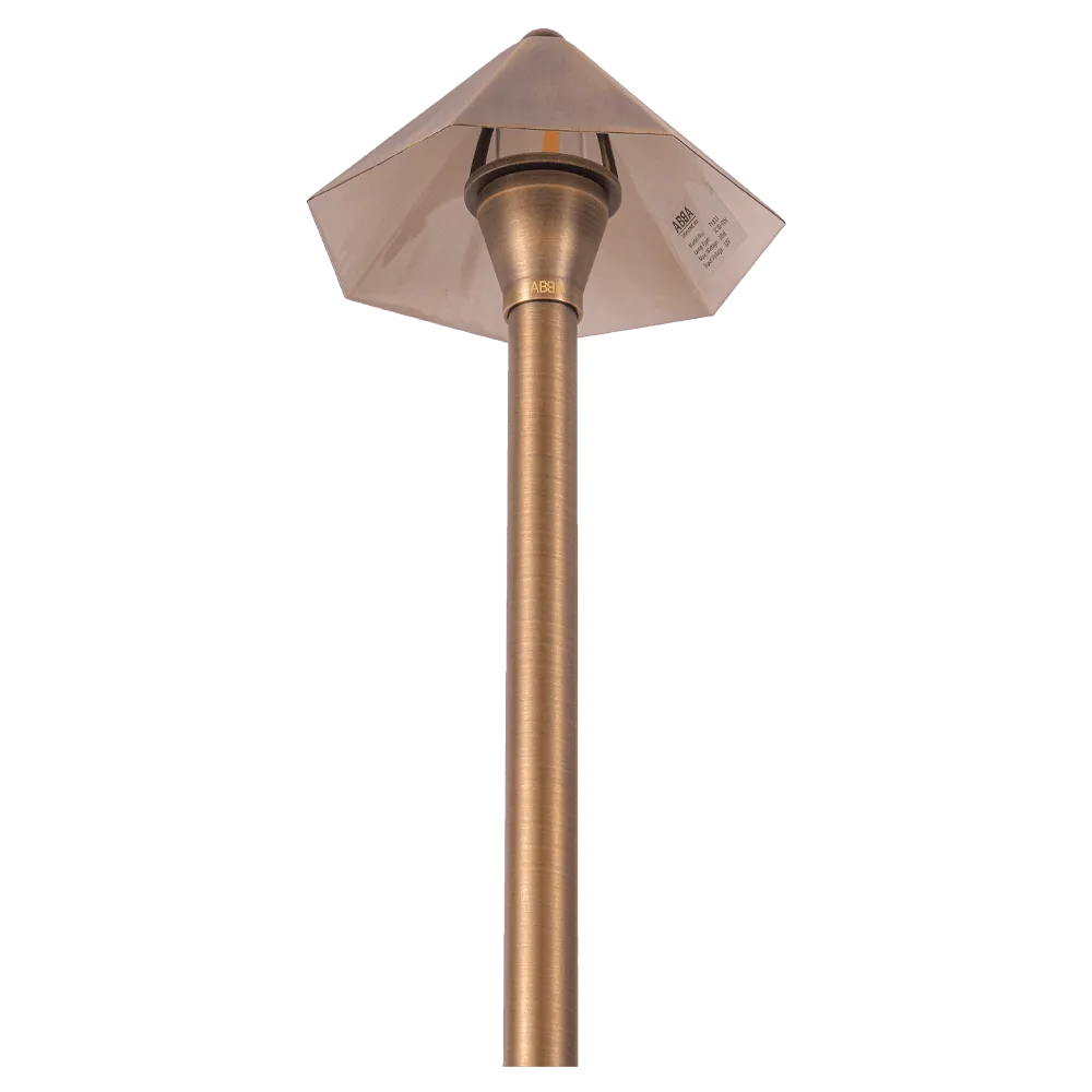 PLB11 Brass LED Low Voltage Pathway Outdoor Lighting Landscape Fixture