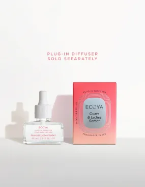 Plug-In Diffuser Fragrance Flask - Guava & Lychee Sorbet - Ecoya