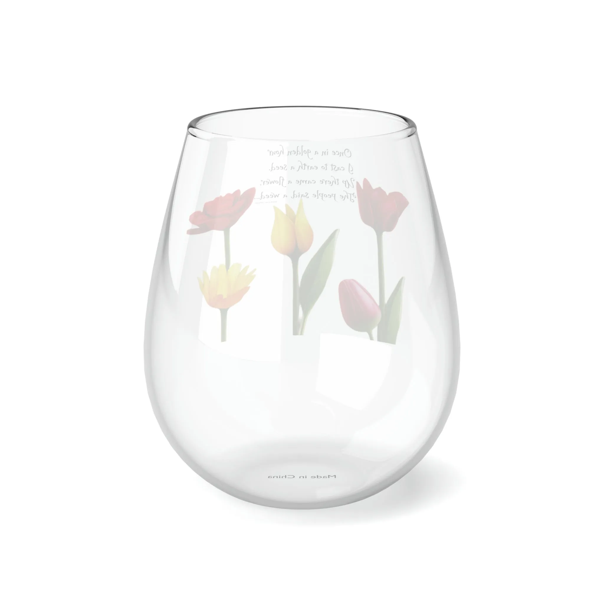 Poets Stemless Wine Glass, 11.75oz