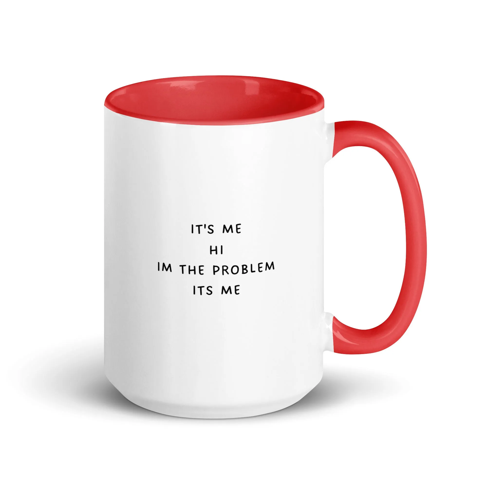 "Its Me Hi I'm the Problem its Me" Two Toned Mug, Swiftie Gift Mug, Taylor Fan Funny Coffee CupMug