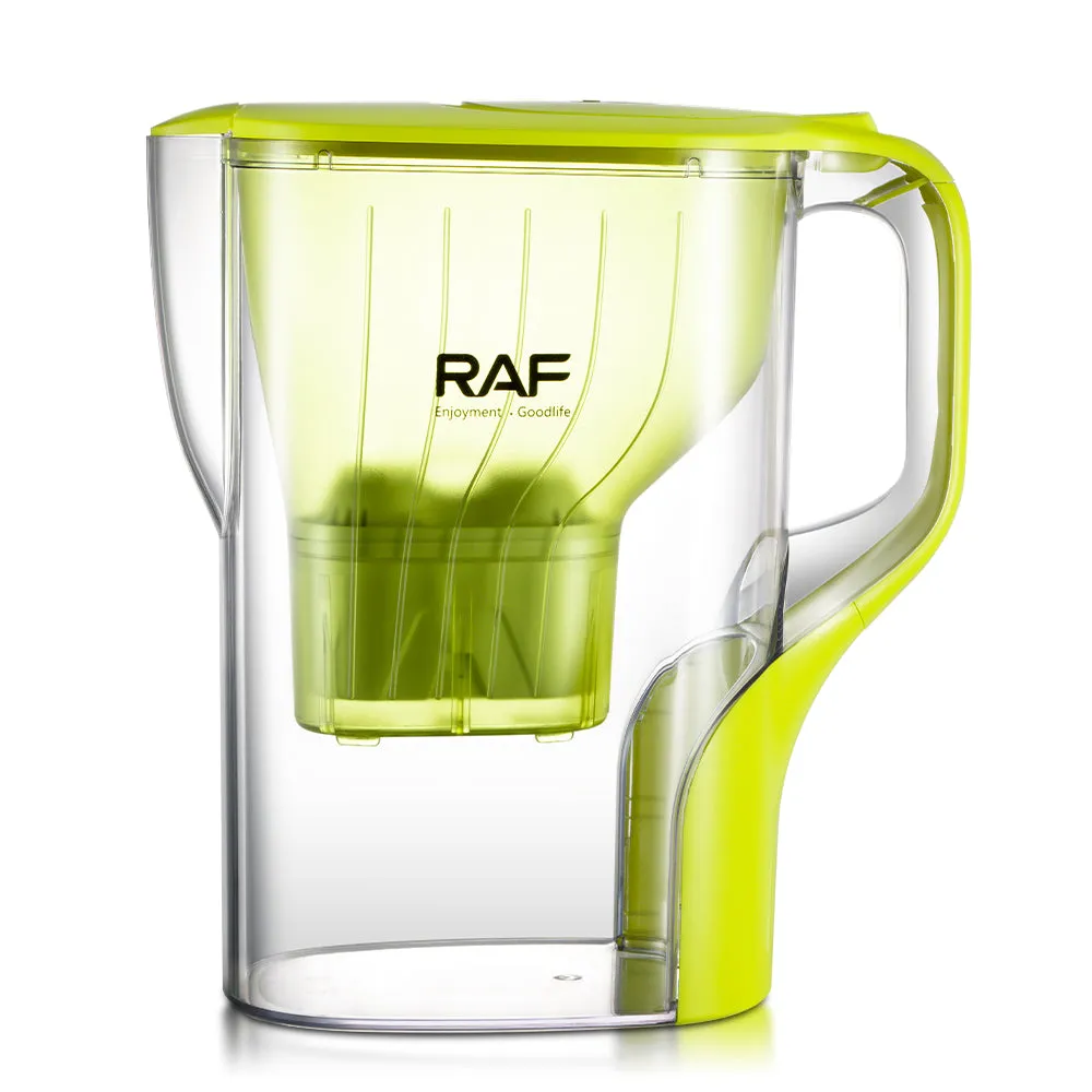 RAF Water Filter Pitcher 4.2L Large Capacity | Multilayer filtration | Change Filter Indicator | Food grade material | Dust proof spout