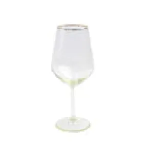 RAINBOW WINE GLASS - YELLOW