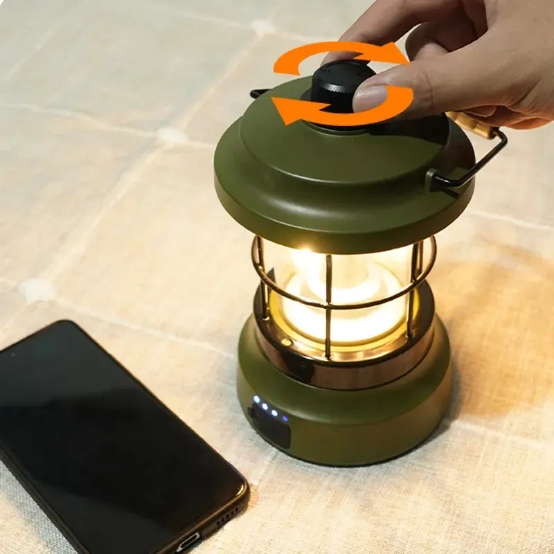 Rechargeable Portable Outdoor Waterproof LED Lantern