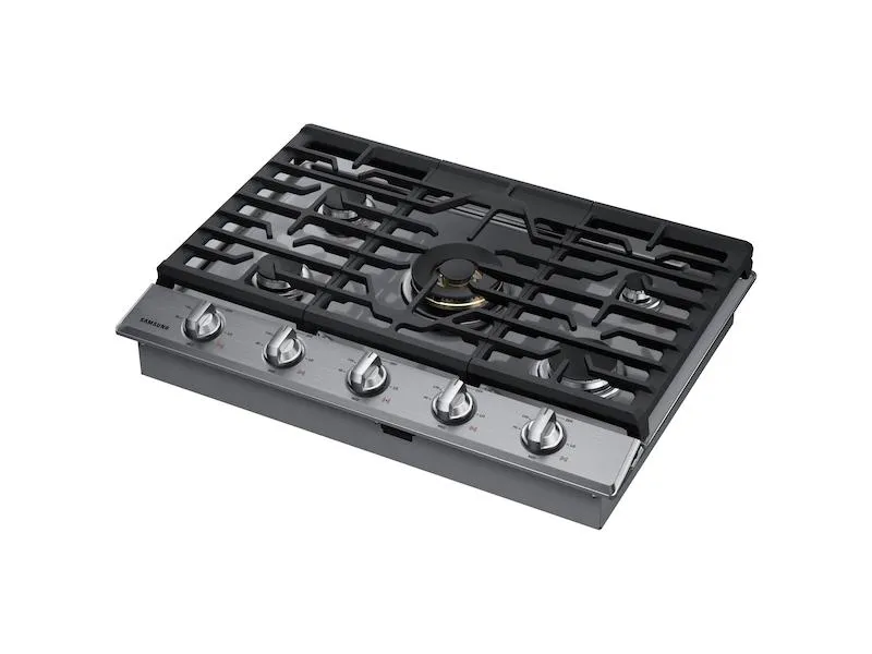 Samsung NA30N7755TS 30" Smart Gas Cooktop with 22K BTU Dual Power Burner in Stainless Steel