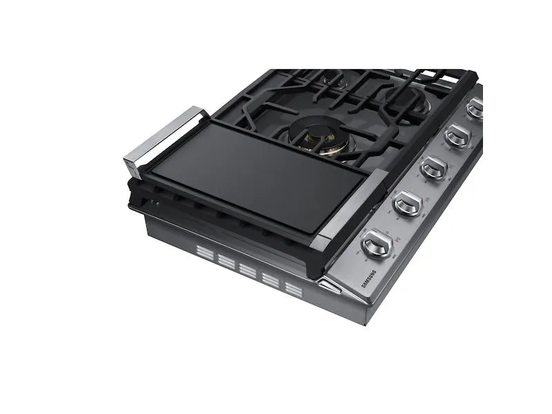 Samsung NA30N7755TS 30" Smart Gas Cooktop with 22K BTU Dual Power Burner in Stainless Steel