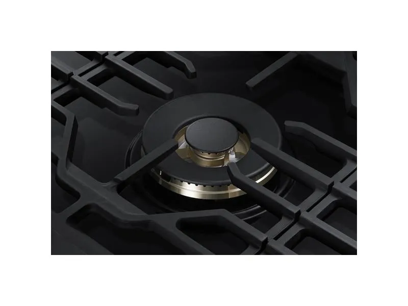 Samsung NA36N7755TG 36" Smart Gas Cooktop with 22K BTU Dual Power Burner in Black Stainless Steel