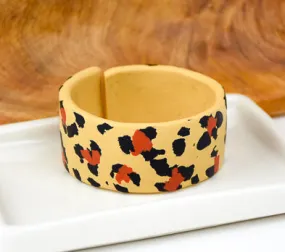 Sculpey Premo™ & Sculpey Souffle™ Animal Print Cuff Bracelet