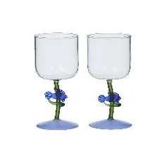 Sea Fish Set of 2 Wine Glass