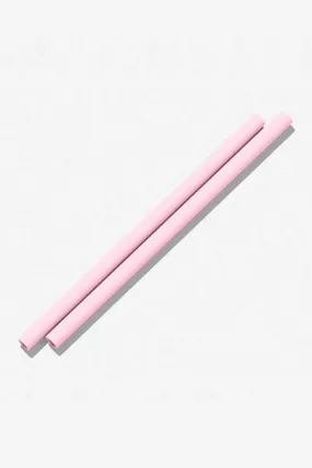 Silicone Straws 2 Pack (Cotton Candy)