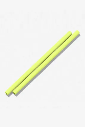 Silicone Straws 2 Pack (Pineapple)