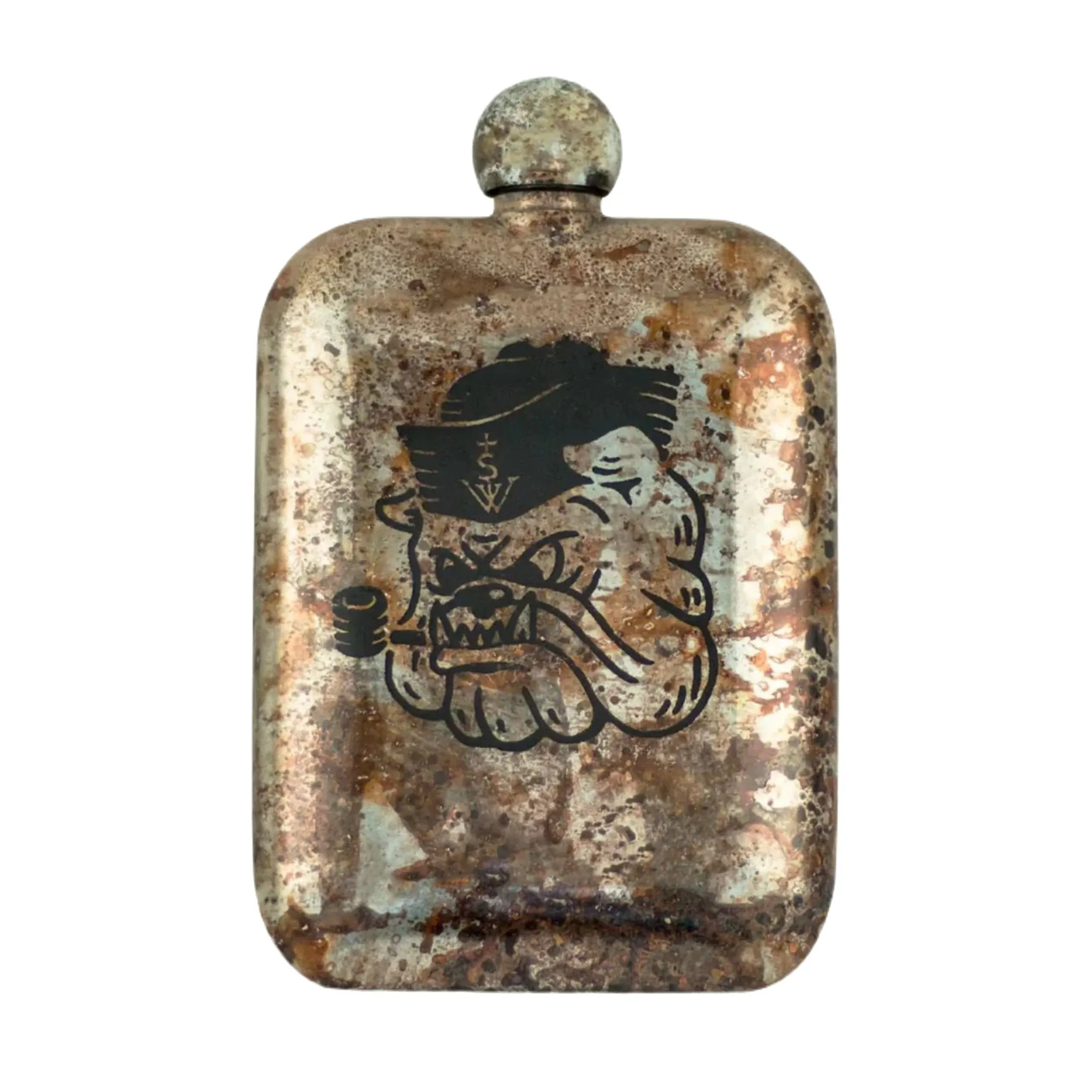 Sneerwell Whiskey Flasks Bulldog