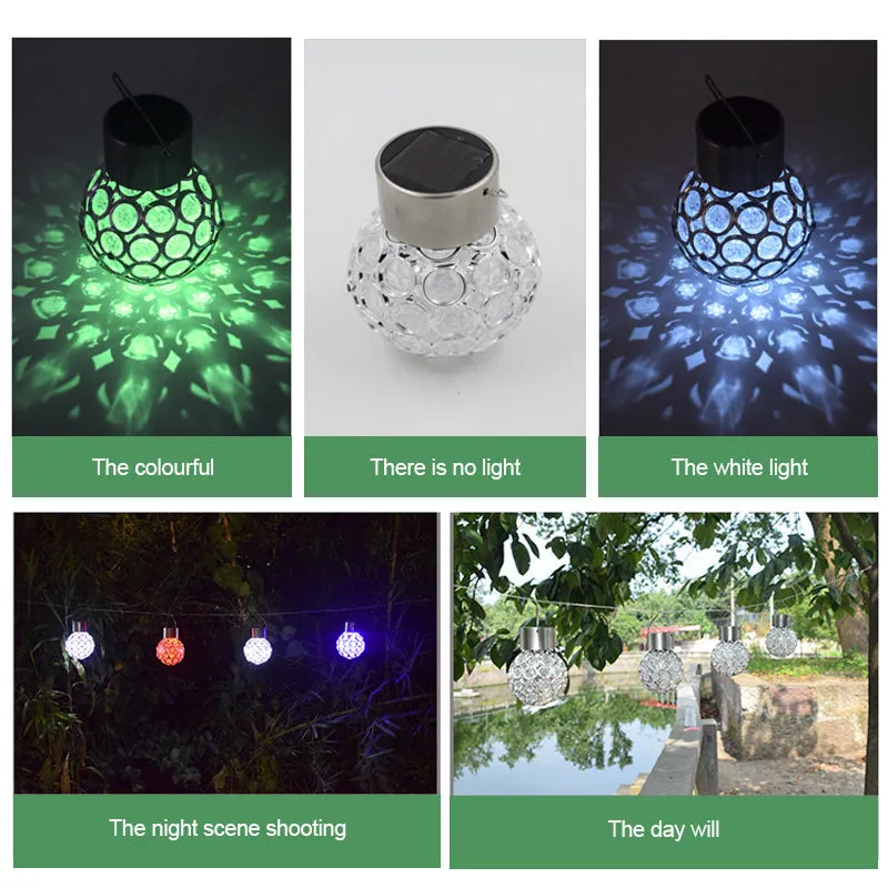 Solar Hanging Lantern Outdoor Waterproof Solar Lamps