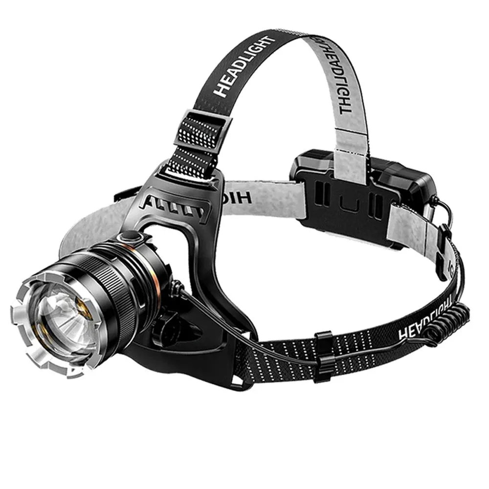 SOLOLANDOR Upgrade Headlamp Sensor XHP50 Fishing Headlight By 18650 Battery Flashlight USB Rechargeable Head Light Torch Lantern