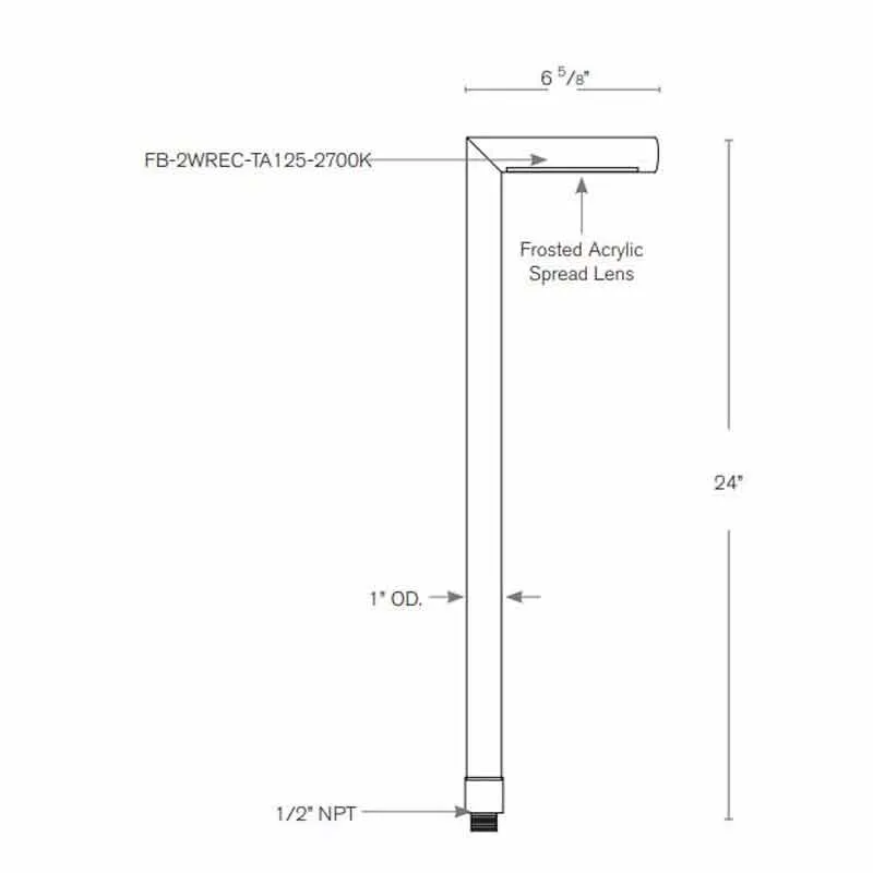 SPJ Lighting SPJ-DS21S 2W LED Pathlight 12V