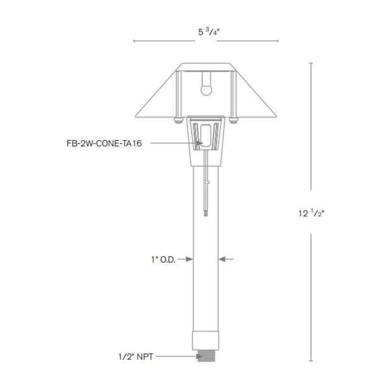 SPJ Lighting SPJ-MA-20-PETITE 3W LED Petite Path Light 12V