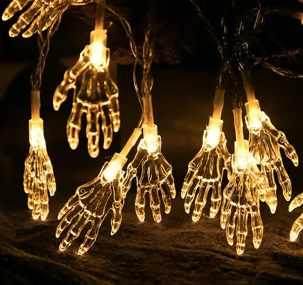 Spooky LED Pumpkin String Lights – Perfect Halloween Decoration for Your Home!