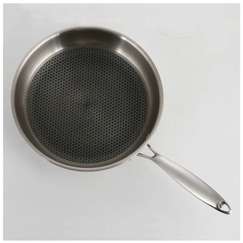 Stainless steel pan frying pan