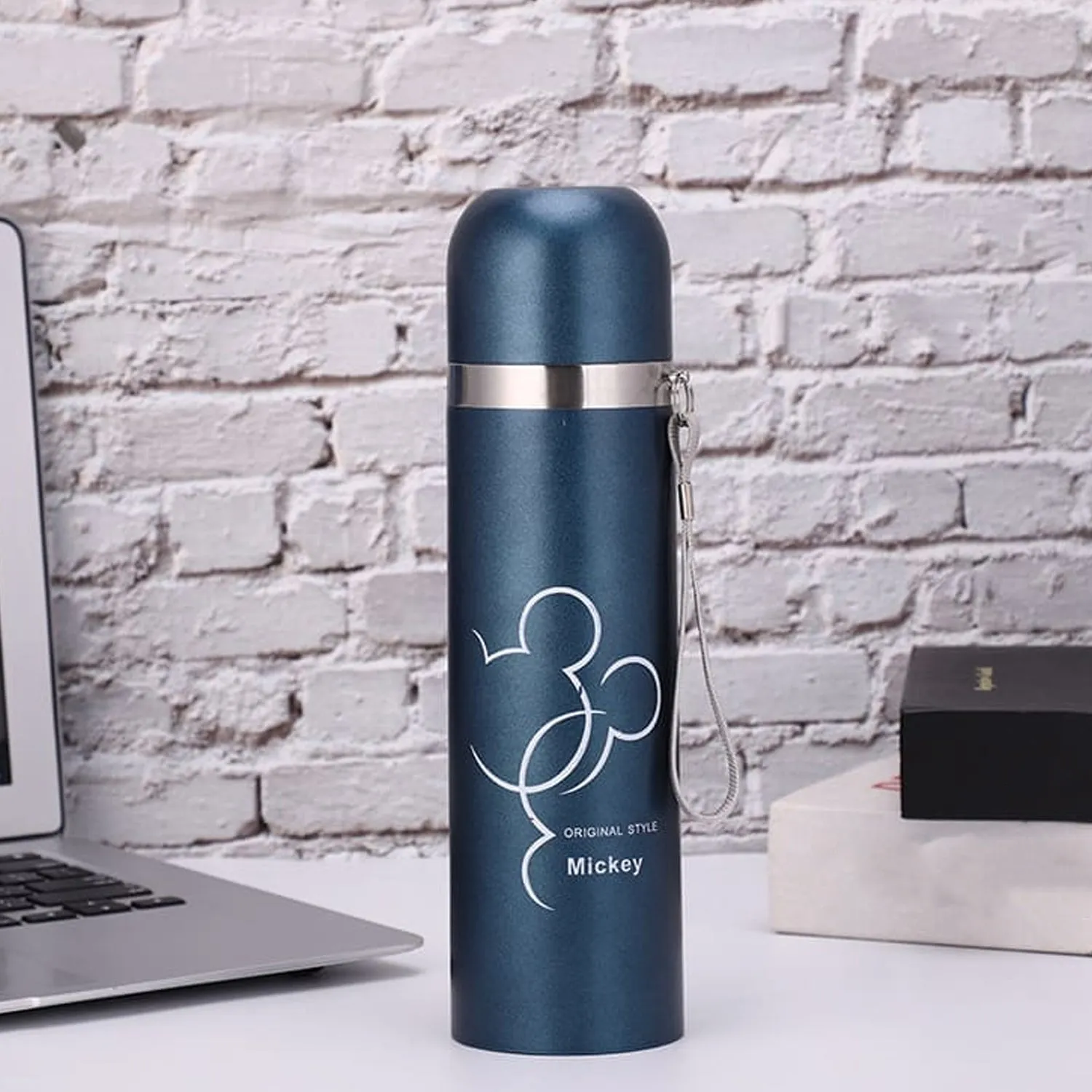 Stainless Steel Thermal mug / Water Bottle, vacuum flask (500 ML / 1 Pc / Mix Color)